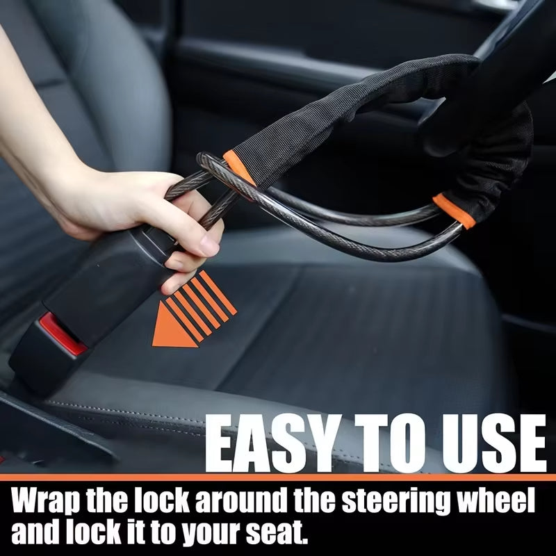 Universal Steering Wheel Lock Belt