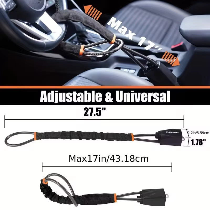 Universal Steering Wheel Lock Belt