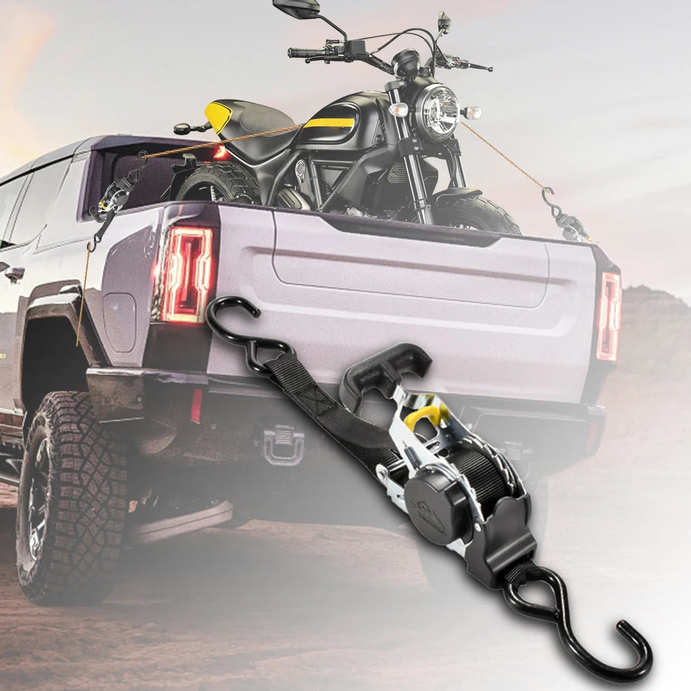 Retractable Ratchet Straps