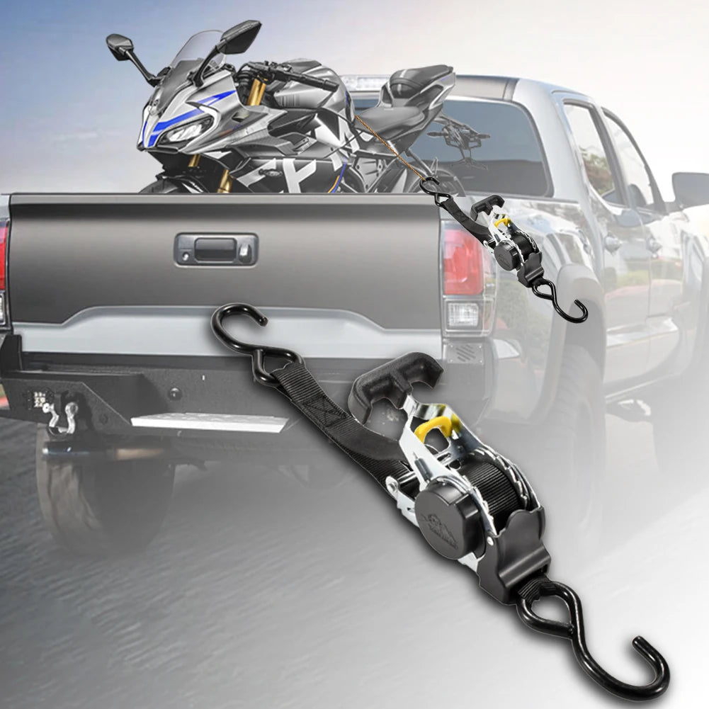 Retractable Ratchet Straps