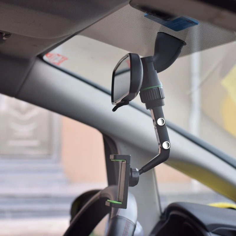 Rearview Mirror Phone Holder