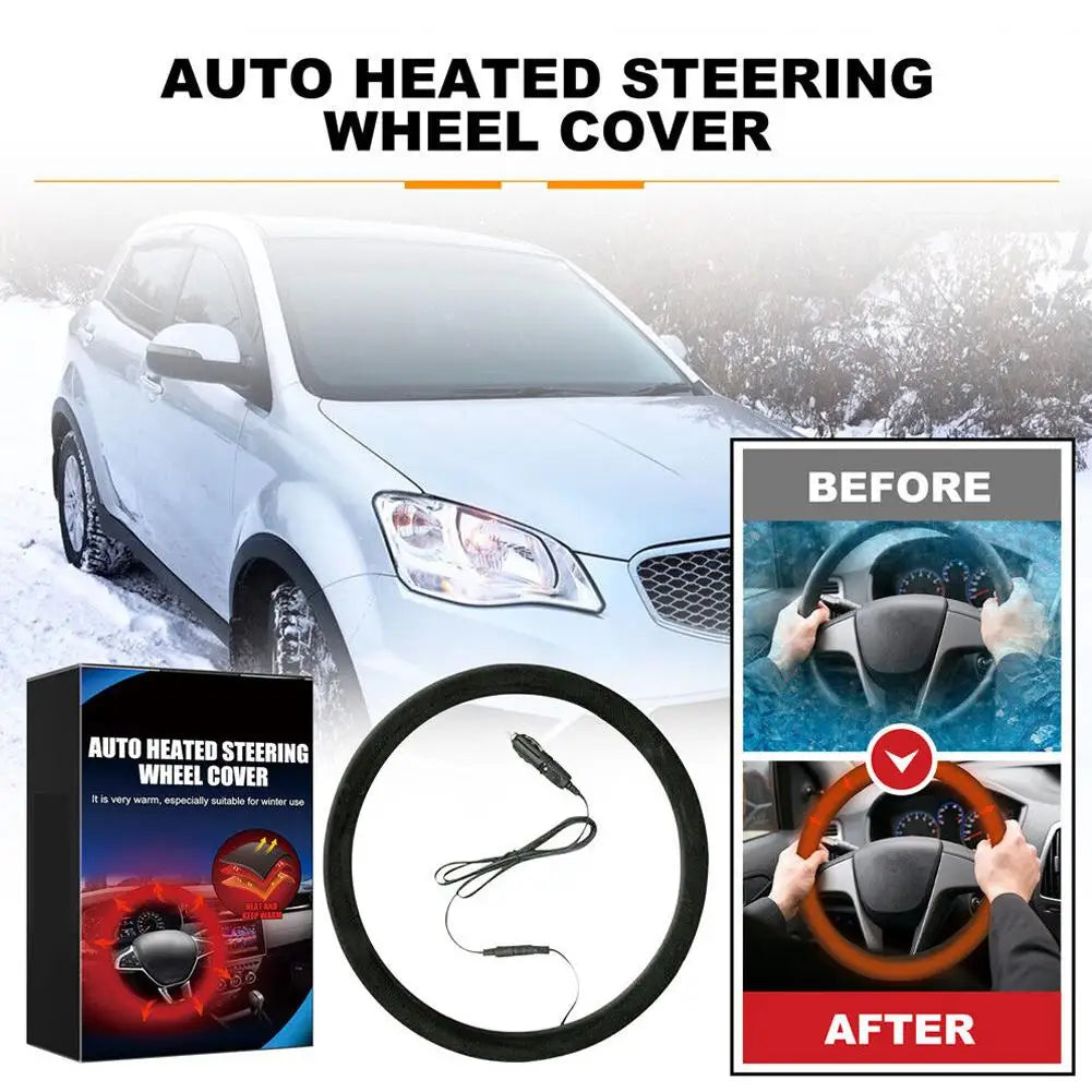 Heated Steering Wheel Cover