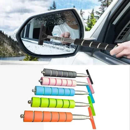 Rearview Mirror Retractable Wiper