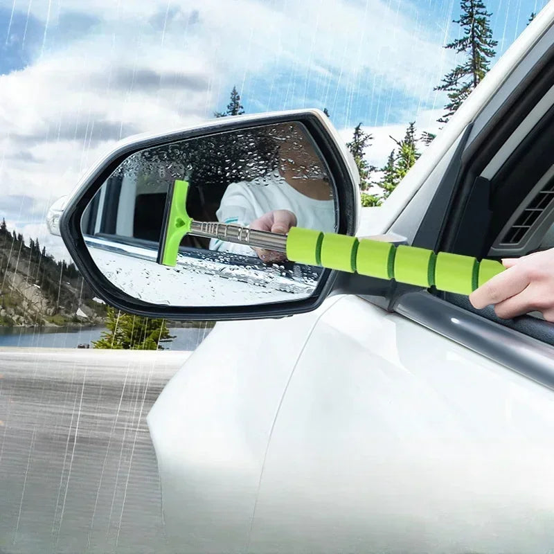 Rearview Mirror Retractable Wiper