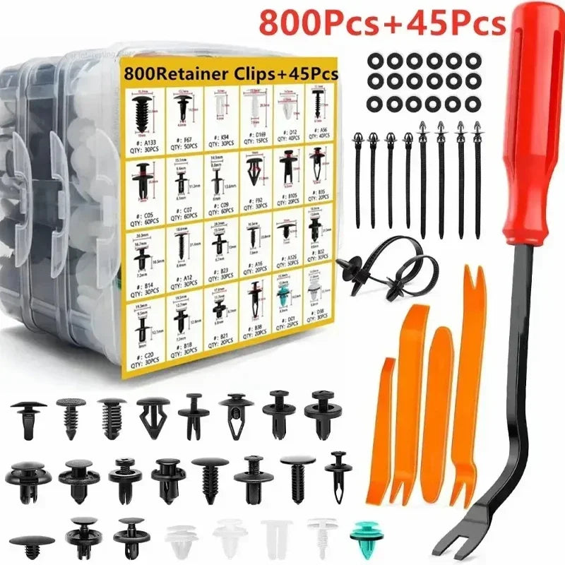 Car Fastener Clips Set